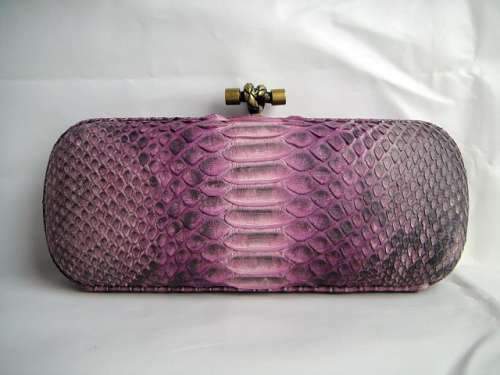 Bottega Veneta Clutches New Knot 8652 purple snake Bottega Veneta Clutches New Knot 8652 purple snake